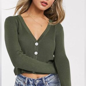 Jacqueline de Yong Cropped cardigan